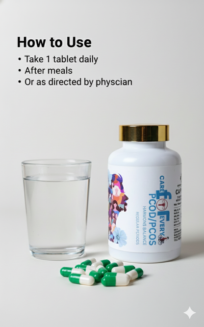 CareForEveryCycle PCOD/PCOS Support Supplement