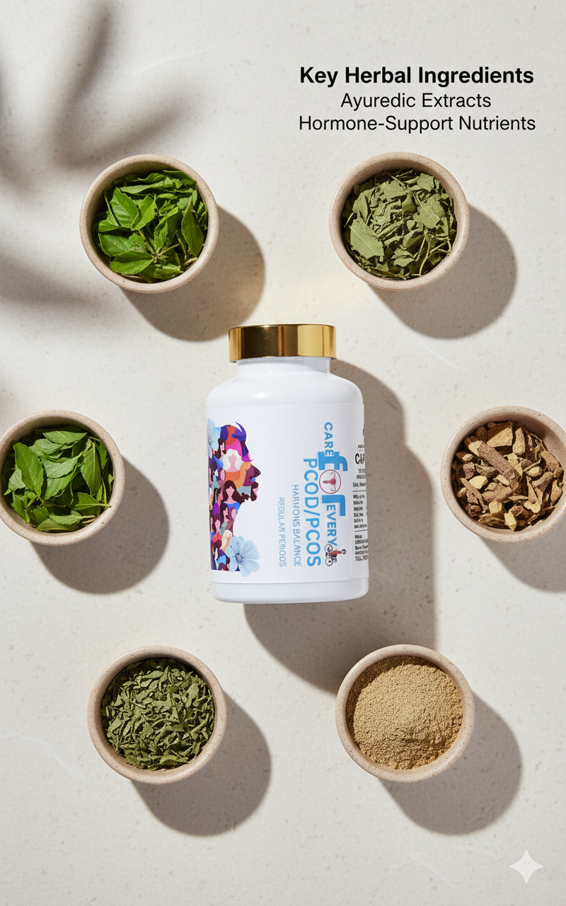 CareForEveryCycle PCOD/PCOS Support Supplement